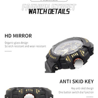 SMAEL Sport Watch for Men Waterproof Wristwatches Student Dual Display Digital Multi-function Stopwatch Clocks 8065 Male Watches