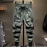 Supzoom New Arrival Hot Top Fashion Loose Cotton Pockets Selling Brand Overalls Multi Bag High Street Casual Winter Cargo Pants