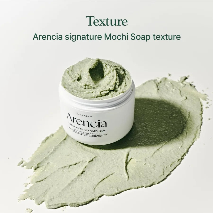 Korean Rice Mochi Face Cleanser Face Mask Foaming Cleanser Gentle Scrub All in One Deep Cleansing Moisturizing Pore Minimizing