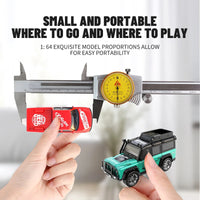 New RC Car MINI Alloy 1/64 Remote Control Car Convenient to Carry 60 Minutes of Work Time Children's Gifts Electronic Toys