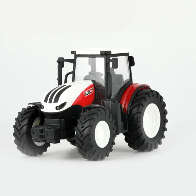 RC Farm Car Tractors Trailer 2.4G Radio Controlled Cars Farming Simulator Truck Miniature Farmer Animal Model Toys Children Boy