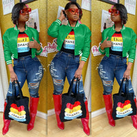 CM.YAYA Women Faux Leather Striped Side Baseball Single Breasted Jacket Winter Autumn INS Streetwear Active Outcoat