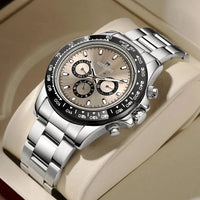 AOKULASIC Top Brand Fashion Men Wristwatch Automatic Mechanical Watches Day Display Reckon By Time Luminous Waterproof Watch