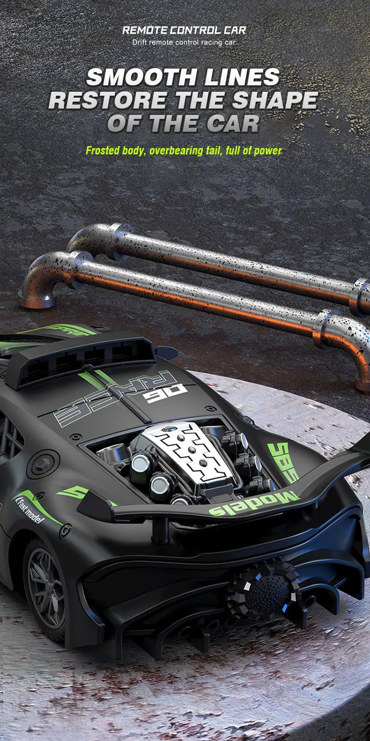 RC Car 4Ch High - Speed Remote Control Drift Electric Sportscar Toy, Perfect Birthday Present for Boys