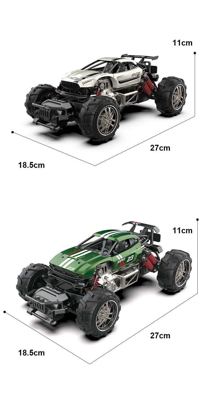 Rc Car 1/14 20Km/h High Speed Remote Control Alloy Car Off Road Crawler Climbing Truck All Terrains Toys Racing Profession Car
