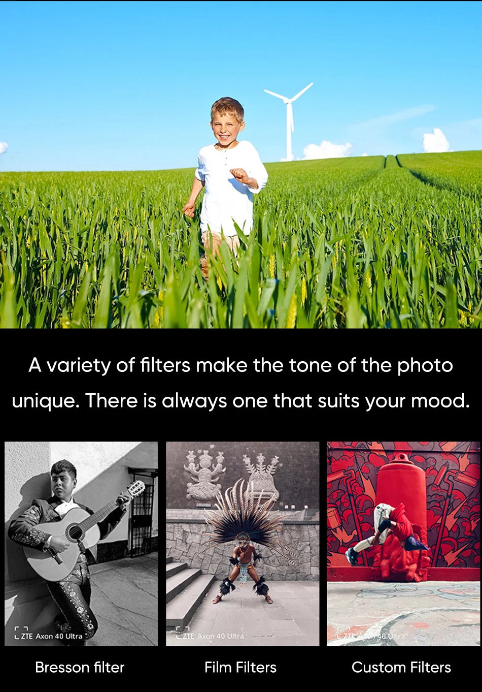 New ZTE Axon 40 Ultra Space Edition 5G Smartphone with UDC Tech Snapdragon 8 Gen 1 6.8" 120Hz AMOLED Display 5000mAh Battery