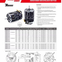 RC Car Surpasshobby Rocket 540 V5R Sensored Brushless Drift Racing Motor for 1/10 1/12 1/14 RC Car Competition Modified Truck