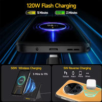 Ulefone Armor 23 Ultra 5G Rugged Phone Satellite Message 120W Smartphone 64MP Night Camera 24GB+512GB NFC Android 13Mobile Phone