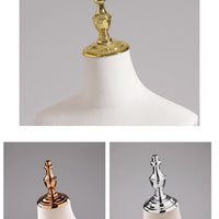 Female Male & Kids Electroplated Head Cover Mannequin Caps Accessories For Mannequins Props
