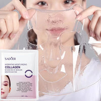 Collagen Anti Wrinkle Facial Mask Anti Aging Fade Fine Lines Firm Skin Moisturizing Brightening Smooth SkinCare Korean Cosmetics