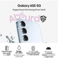 Smartphone Samsung Galaxy A55 128GB Dark Blue 5G 8GB RAM 6,6 "Camera. Triple + Selfie 32MP Dual Chip