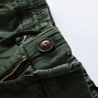 Spring and autumn trendy Cargo pants for men, slim, leggings, ruffian and handsome trousers, American multi bag pants, outdoor v