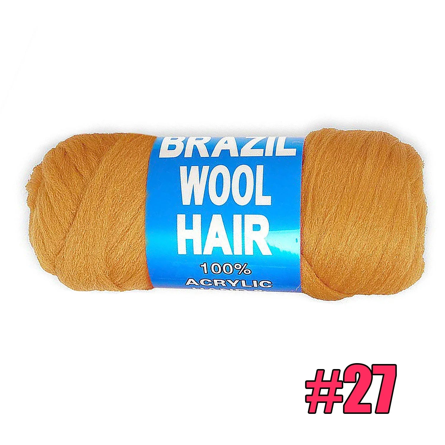 70g/ball Brazilian Wool Hair Yarn for Braiding Synthetic Artificial Senegalese Twisting Wig Hair Attachment Knitting Salon