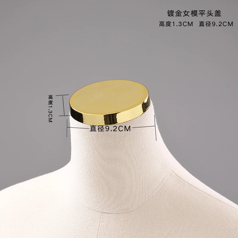 Female Male & Kids Electroplated Head Cover Mannequin Caps Accessories For Mannequins Props