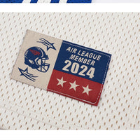 European and American Men's and Women's Football Enthusiasts Fashionable V-neck Short Sleeved T-shirt Retro Rugby Football Tops