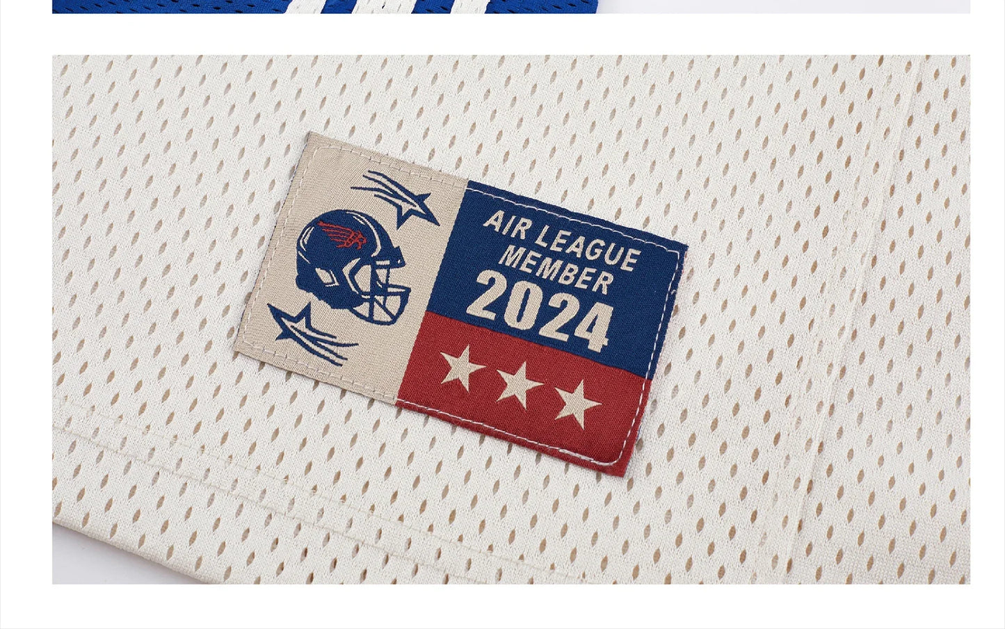 European and American Men's and Women's Football Enthusiasts Fashionable V-neck Short Sleeved T-shirt Retro Rugby Football Tops