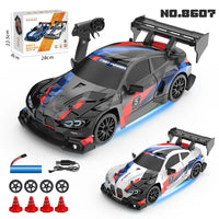 New 1:24 RC drift vehicle, Mustang 4WD cars, racing car with remote control, gift, competition racing car, children's toy