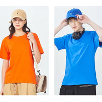 Summer Lemon Cherries Prints T-Shirts Cotton Women's Tops Oversize O-Neck Soft Short Sleeve tees Street Casual Womans Clothes