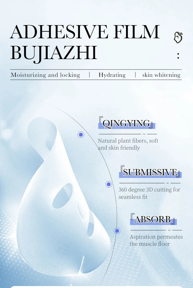 SADOER Hyaluronic Acid Facial Masks Face skincare Anti-aging Hydrating Moisturizing Anti Wrinkles Face Mask Skin Care Products