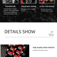 Fashion Mens Digital Lava Wrist Watch Men Black Full Metal Red Blue LED Display Watches Gifts for Male Boy Sport Creative Clock