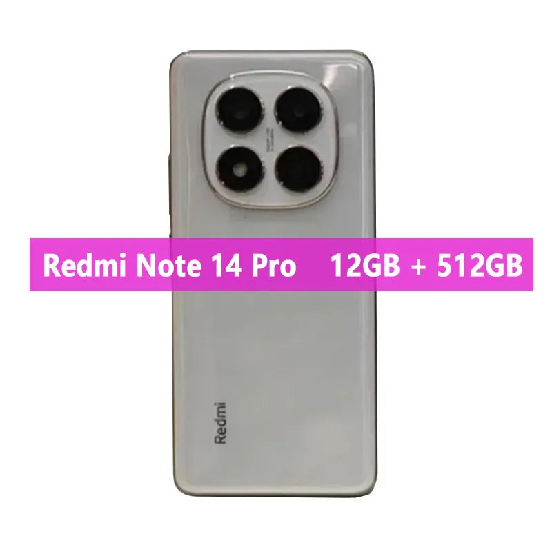 Original Xiaomi Redmi Note 14 Pro 5G MTK Dimensity 7300 Ultra 50MP OIS Camera 5500mAh 6.67" 120Hz Display Smartphone CN Version