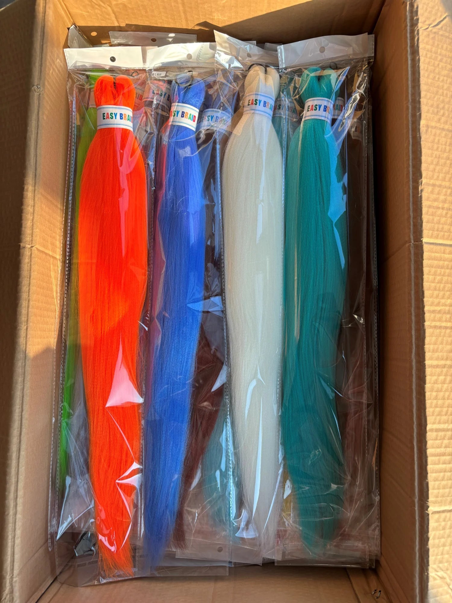 Wigundle Hair Extensions for Women Box Twist Braids Easy Crochet Hair EZ Pre stretched Braiding Hair Flame Retardant Synthetic