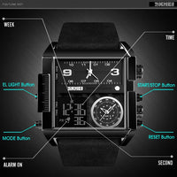 SKMEI Sports Watch Men Top Luxury Brand Waterproof Wristwatch Men Quartz Analog Digital Watches Relogio Masculino
