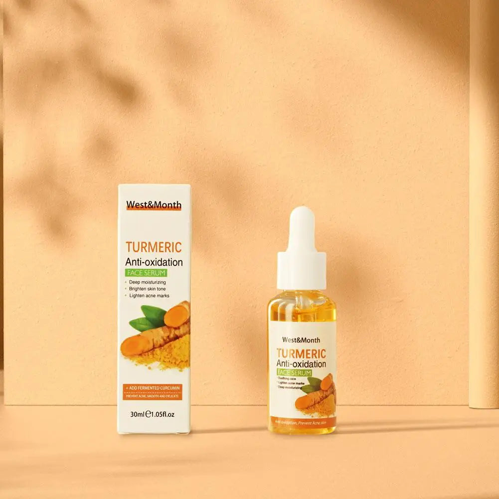 Turmeric Face Whitening Serum Turmeric Anti-oxidation Serum Turmeric Dark Spot Corrector Serum Facial Brighten Turmeric Oil Soap