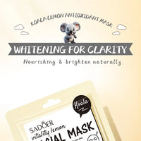 5pcs SADOER Cartoon Fresh Fruit Facial Mask Anti Wrinkle Moisturizing Soothing Brightening Hydrating Face Mask Skin Care