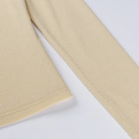 Women Sexy V Neck Solid Color Skinny Long Sleeve T Shirt Blouse Top Knitwear Elegant Casual High Street Club Party Harajuku High