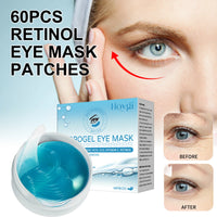 Eye Patches Dark Circles Puffiness with Hydrating Gel Technology Soothing Fine Lines Care for Sensitive Dry Skin Women 60 Pcs