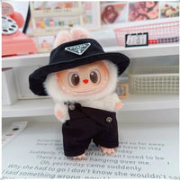 Para 15-17cm Labubu V1 V2 Idol muñeca traje sombrero monos ropa regalo Mini ropa de muñeca de peluche accesorios de atuendo