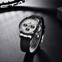 40mm New V2 PAGANI DESIGN Men's Quartz Watches Sapphire Retro Chronograph Stainless Steel Waterproof Watch Men Relogio Masculino