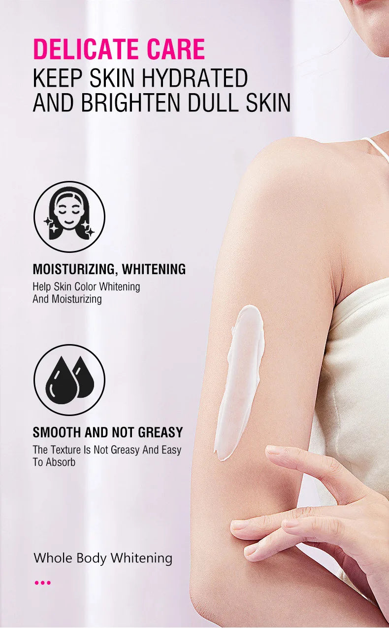 Face Body Bleaching Cream Improve Dark Skin Collagen Face Body Lotion Feminine Gentle Nourishing Dark Korean Skin Care Cream