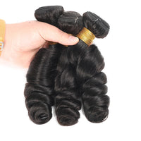 Brazilian Loose Wave Hair Bundles Virgin Human Hair 1/3/4 /PCS Natural Color Hair Extensions Wholesale Price For Black Women