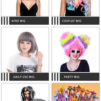 Anxin Long  Green Straight  Party Double Ponytail Wig