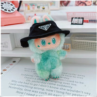 Para 15-17cm Labubu V1 V2 Idol muñeca traje sombrero monos ropa regalo Mini ropa de muñeca de peluche accesorios de atuendo