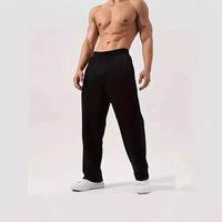 Men's Sweatpants Elastic Waist Joggers Track Pants Casual Sport Fitness Gym Clothing Autumn All-Match Loose Comfy Trousers