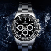 AOKULASIC Top Brand Fashion Men Wristwatch Automatic Mechanical Watches Day Display Reckon By Time Luminous Waterproof Watch