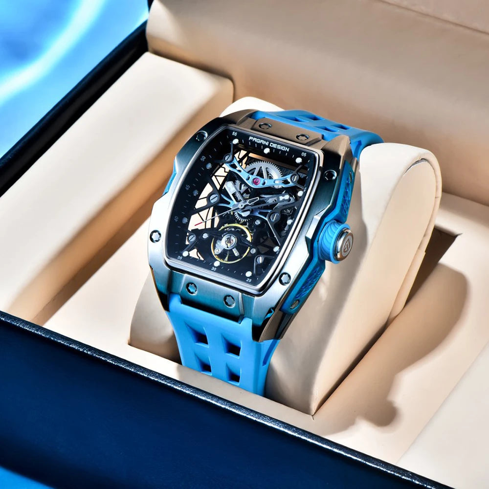 PAGANI DESIGN Automatic Watch New Men Mechanical Europe and America Watch Top Brand Sapphire Glass  50M Waterproof Watch Men