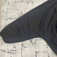 Men Women Oversized Poster Style Black Fur Collar Vultures YZY Kanye Hoodie Top Quality Nylon Nylon Woven Windproof Pullover