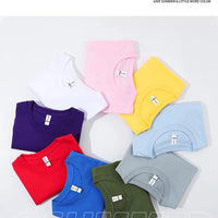 Summer Cotton Women T-Shirts Fun Graffiti Cute Smiling Face Prints Tees Breathable Loose O-Neck Casual Street Female Clothes