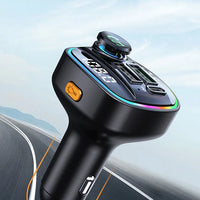 Bluetooth 5.0 FM Transmitter Handsfree Car Radio Modulator MP3 Player With 22.5W USB Super Quick Charge Adapter for Car