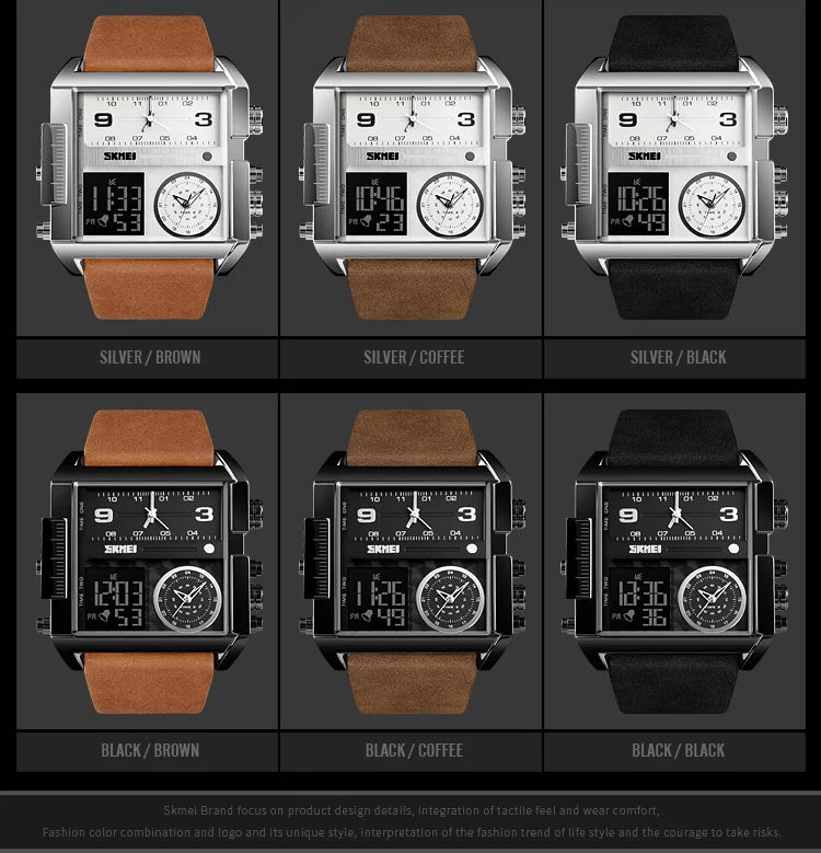 SKMEI Sports Watch Men Top Luxury Brand Waterproof Wristwatch Men Quartz Analog Digital Watches Relogio Masculino