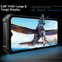 FOSSiBOT F106 PRO 4G Rugged Smartphone Android 14 15GB(8+7GB Extended) 256GB ROM 12000mAh 48MP 30W 6.58 Inch FHD+ Cellphone NFC