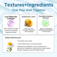 Bio Collagen Face Mask Shrink Deep Hydrating Overnight Mask Moisturizing Refreshing Brightening Face Skin Care 5Piece Set