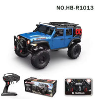 RC Car 1/10 HB RTR  Remote Control Vehicle 2.4G Full Proportional Rock Crawler LED Light 4WD Off-Road Climbing Truck Toys Gifts