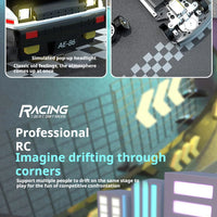 RC Car 1/24 Scale Professional Drift Racing High Speed 4WD Simulation Model RTR Electric Toy Gift for Adults Kids In Stock
