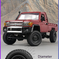 Rc Car MN82 1:12 Retro with LED Lights, Full Scale Analog LC79, Professional Four-wheel Drive Truck, Toy Truck Model RC