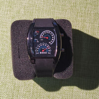 Men’s Fashion Quartz Wristwatch Sports Aviation LED Electronic Watch Fan Racing Dashboard Creative Male Digital Watch for Men